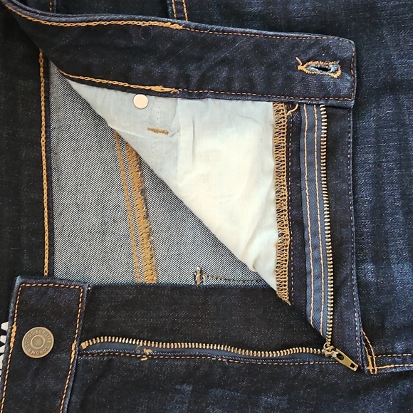 Sonoma Rolled Hem Dark Wash Denim Shorts Women's 16W Jean Casual Summer Stretch - Picture 5 of 8